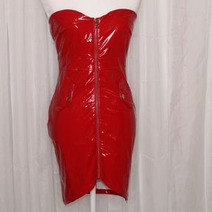 Red Dominatrix dress